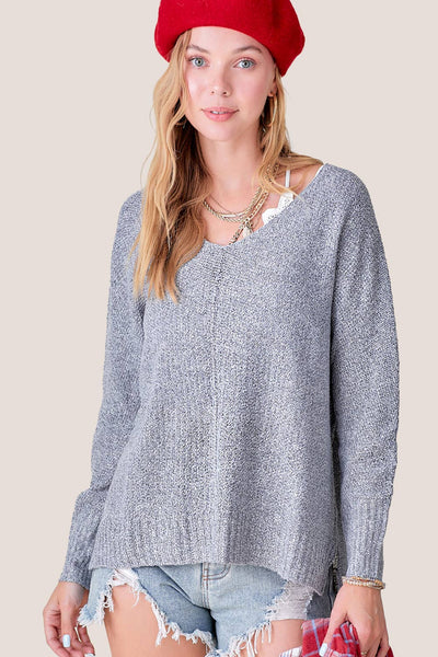 Pink Lightweight Loose Fit Spring Fall Sweater