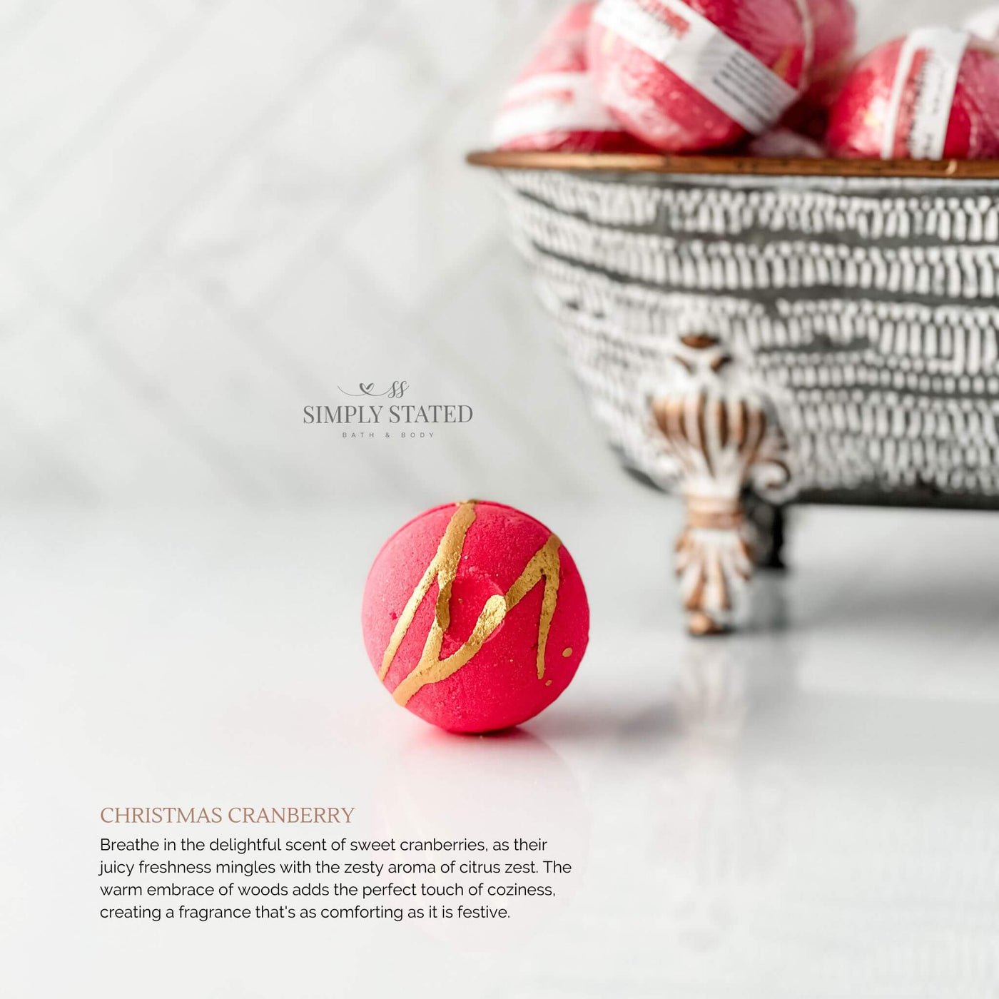 Bath Bombs Christmas Collection: Holiday Pomegranate