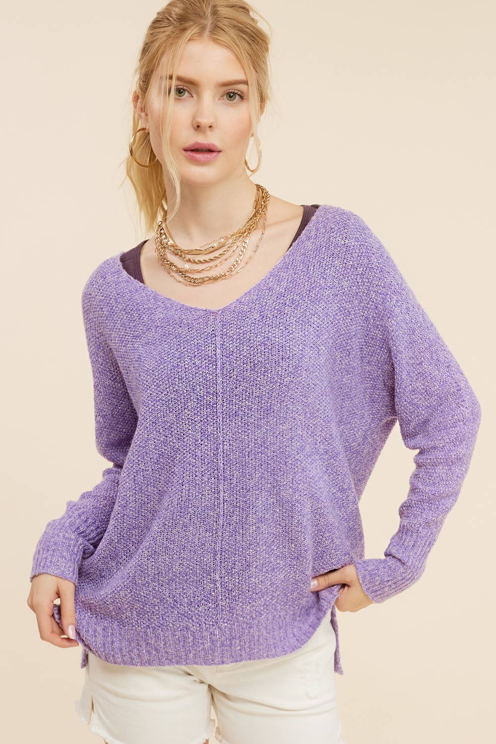 Lightweight Loose Fit Spring Fall Sweater Candy